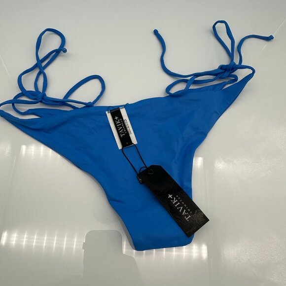 Tavik Women's Mirage Top‎ / Jax Tie Side Swim Combo Set, Size Large, Marina Blue - Picture 6 of 13